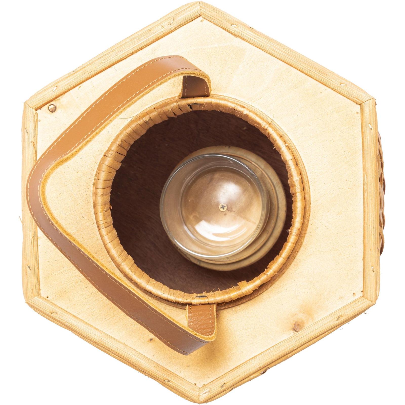 TOV Furniture Andi Natural Rattan Lantern