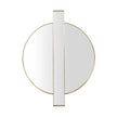 TOV Furniture Carri Gold Round Wall Mirror