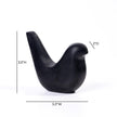 TOV Furniture Black Marble Bird Statue