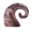 TOV Furniture Marble Pink Elephant Statue