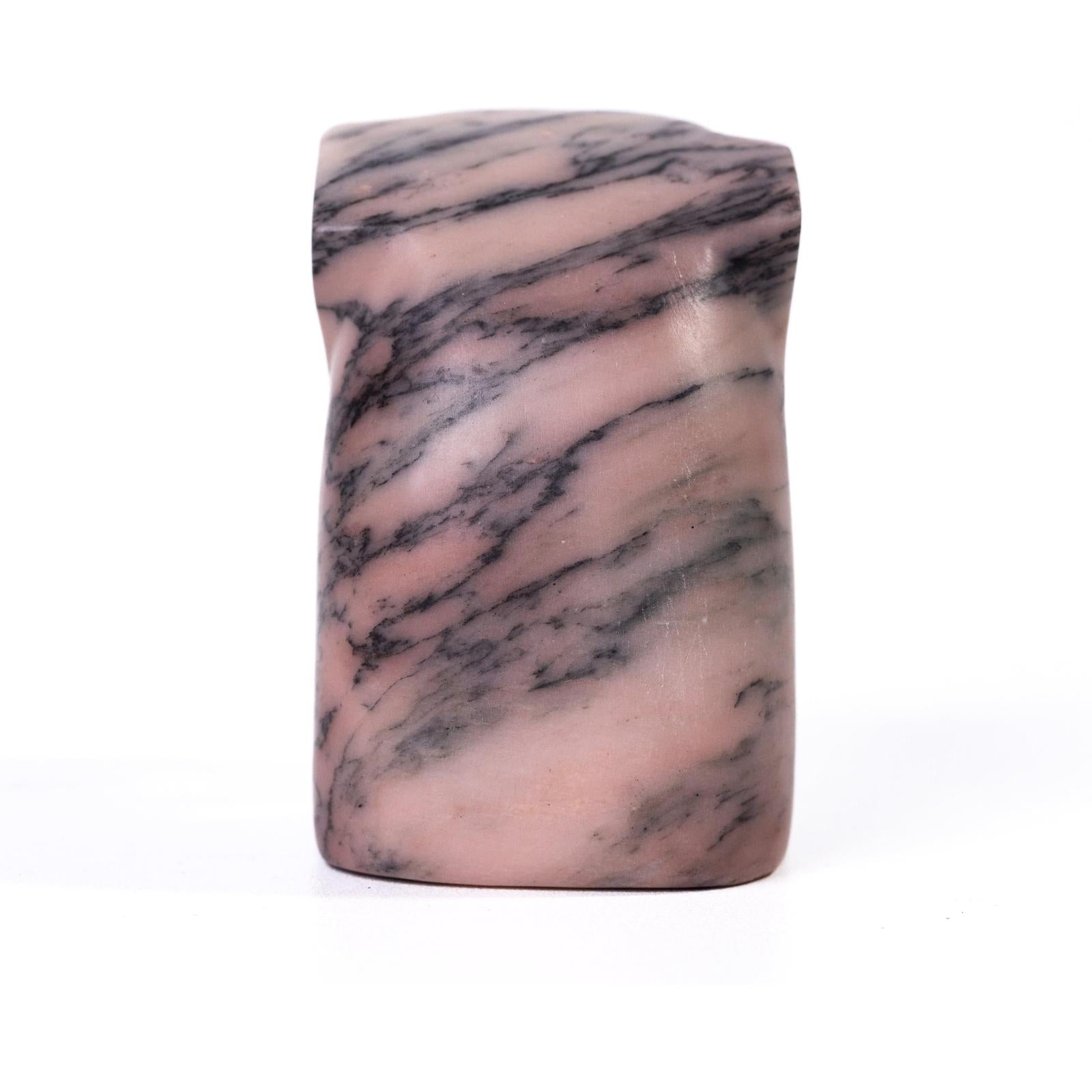 TOV Furniture Marble Pink Elephant Statue