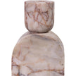 TOV Furniture Marble White Brown Candle Holder