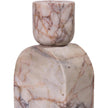 TOV Furniture Marble White Brown Candle Holder