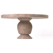 TOV Furniture Natural Travertine Cake Stand