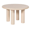 TOV Furniture Barbara Cream Textured Indoor / Outdoor Round Dining Table
