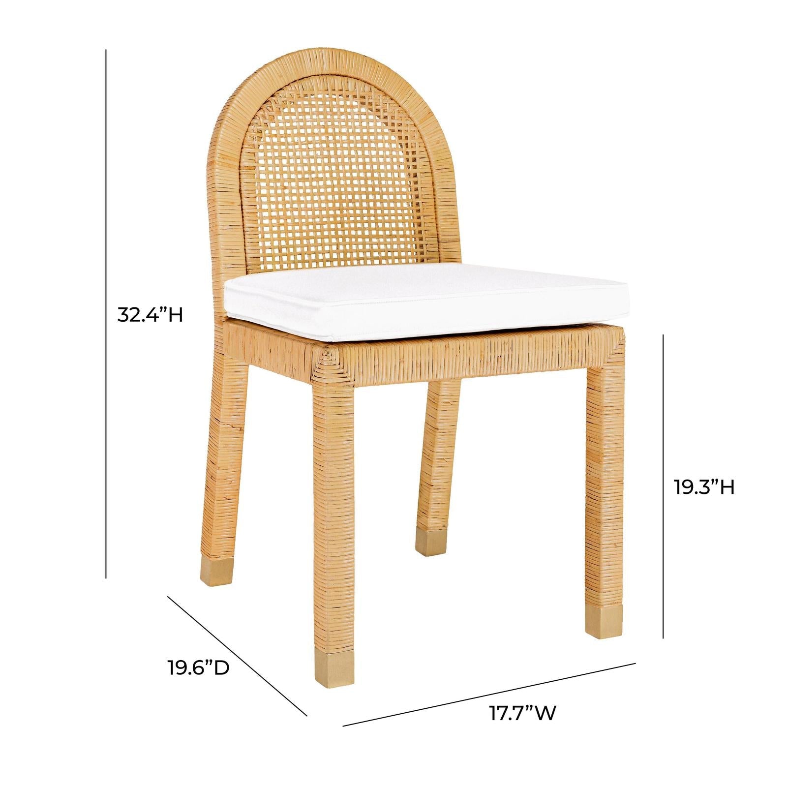 TOV Furniture Amara Rattan Dining Chair