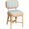 TOV Furniture Dorine Striped Performance Linen & Rattan Dining Chair