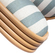 TOV Furniture Dorine Striped Performance Linen & Rattan Dining Chair