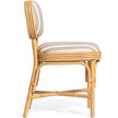 TOV Furniture Dorine Striped Performance Linen & Rattan Dining Chair
