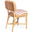 TOV Furniture Dorine Striped Performance Linen & Rattan Dining Chair
