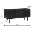 TOV Furniture Valentina Black Buffet