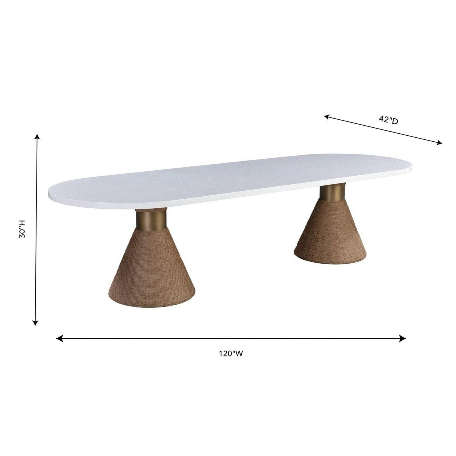TOV Furniture Rishi Rope Table