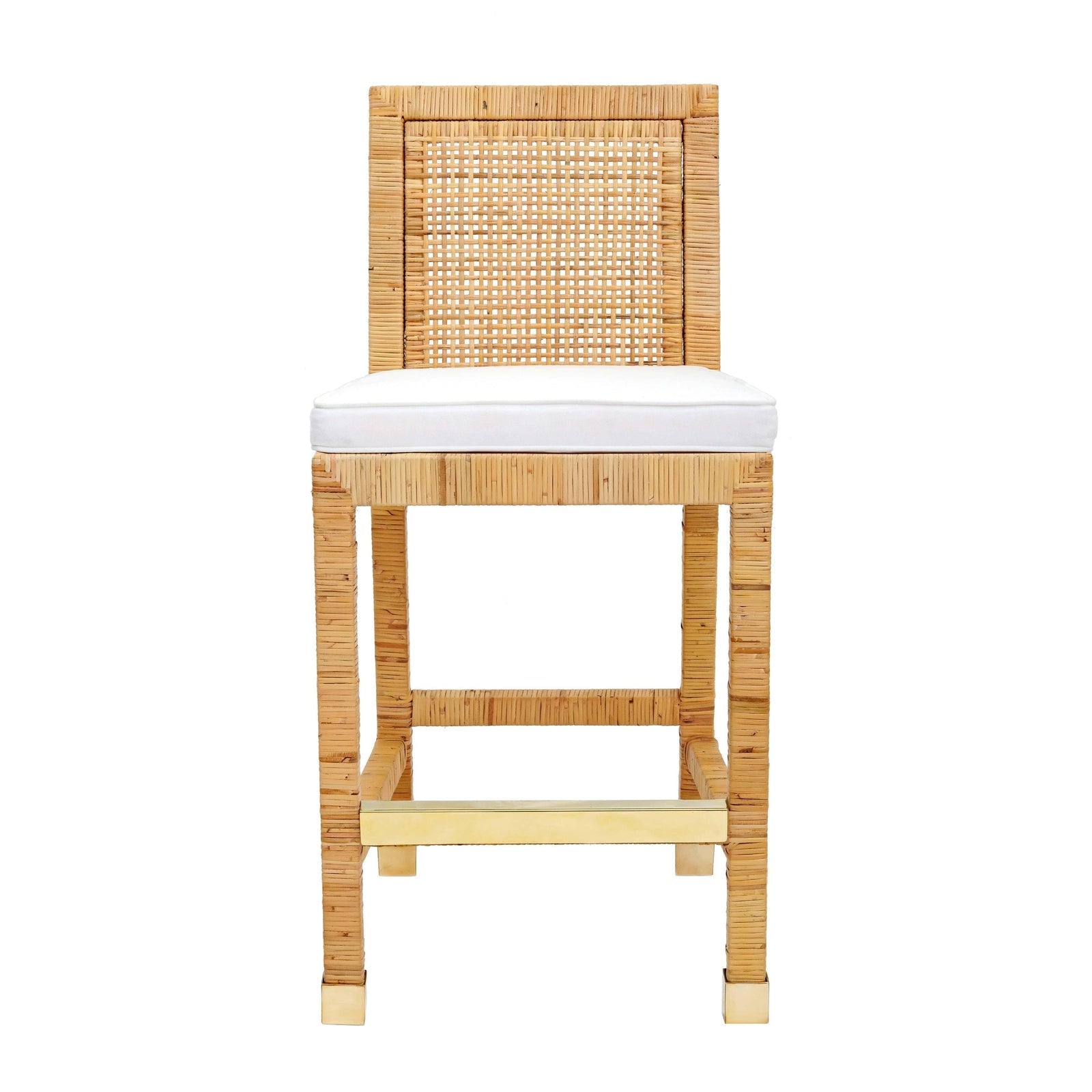 TOV Furniture Amara Rattan Counter Stool