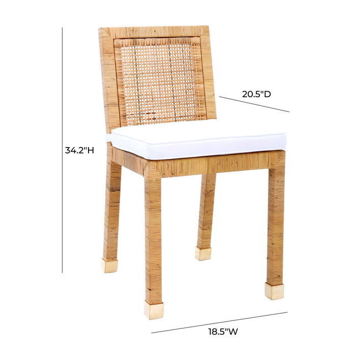 TOV Furniture Amara Rattan Dining Chair