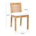 TOV Furniture Amara Rattan Dining Chair