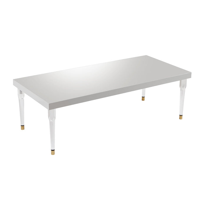 TOV Furniture Tabby Glossy Lacquer Dining Table