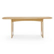 TOV Furniture Cybill Natural Ash Dining Table