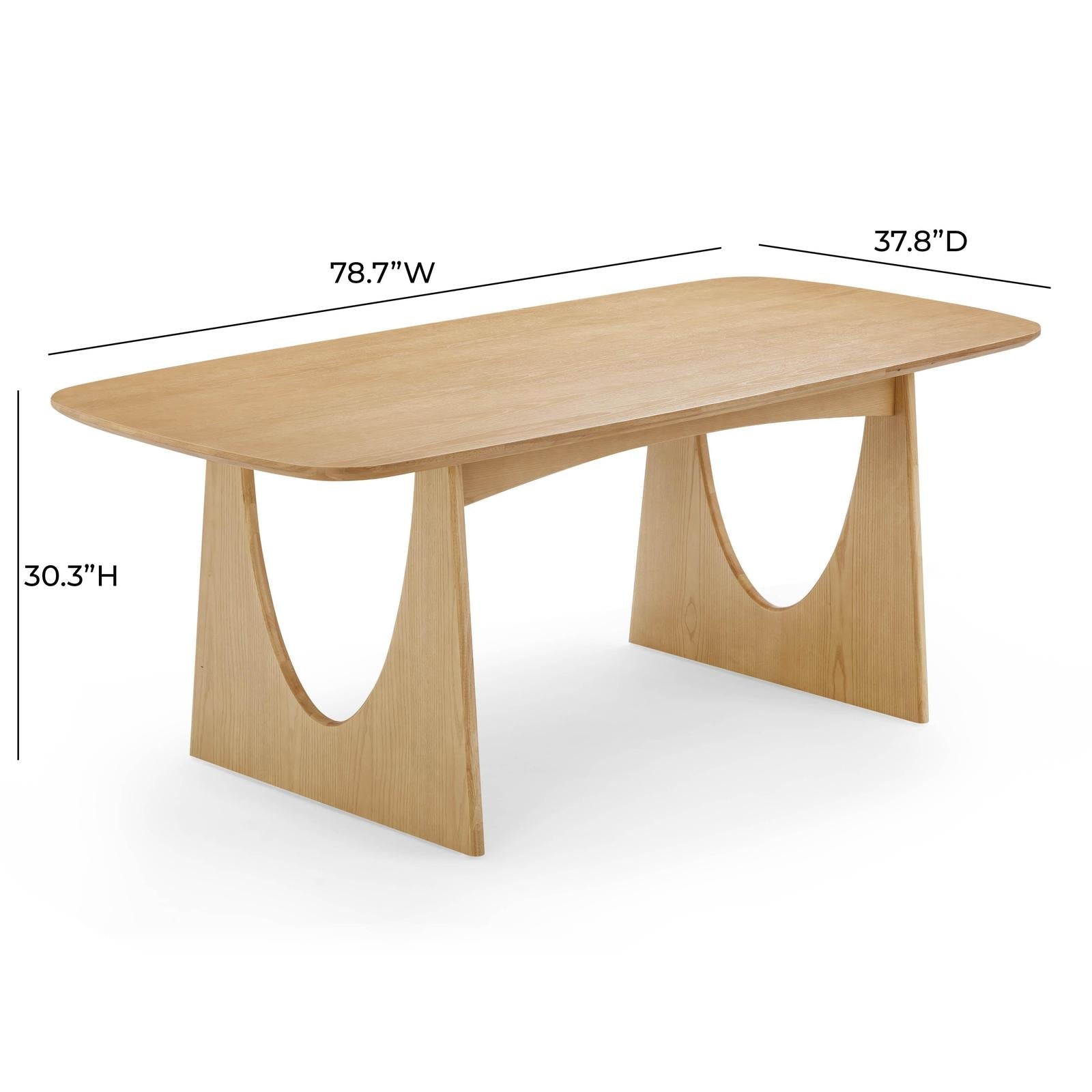 TOV Furniture Cybill Natural Ash Dining Table