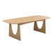 TOV Furniture Cybill Natural Ash Dining Table