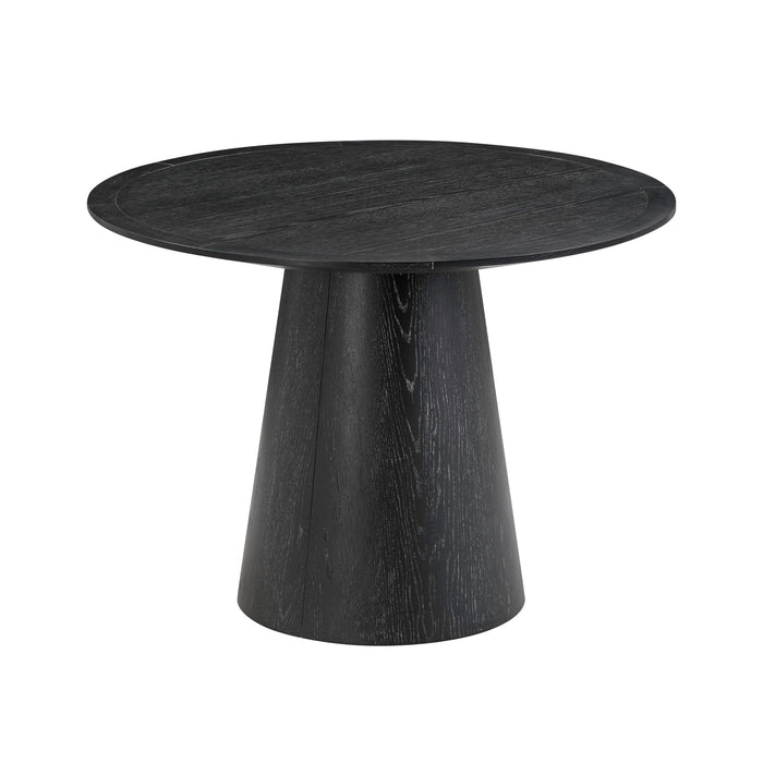 TOV Furniture Sahara Black Oak Round Dining Table