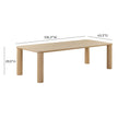 TOV Furniture Akola Oak Rectangular Dining Table