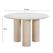 TOV Furniture Parcino Terrazzo Concrete Indoor / Outdoor Dining Table