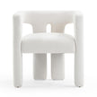 TOV Furniture Sloane Bone White Recycled Fabric Chair