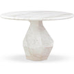 TOV Furniture Esme Faux Marble Indoor / Outdoor Round Dining Table