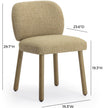 TOV Furniture Foxy Textured Performance Fabric Dining Chair