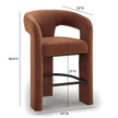 TOV Furniture Malone Performance Chenille Counter Stool