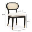 TOV Furniture Cosette Performance Linen Dining Chair