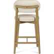 TOV Furniture Carnation Cream Performance Vegan Leather Counter Stool