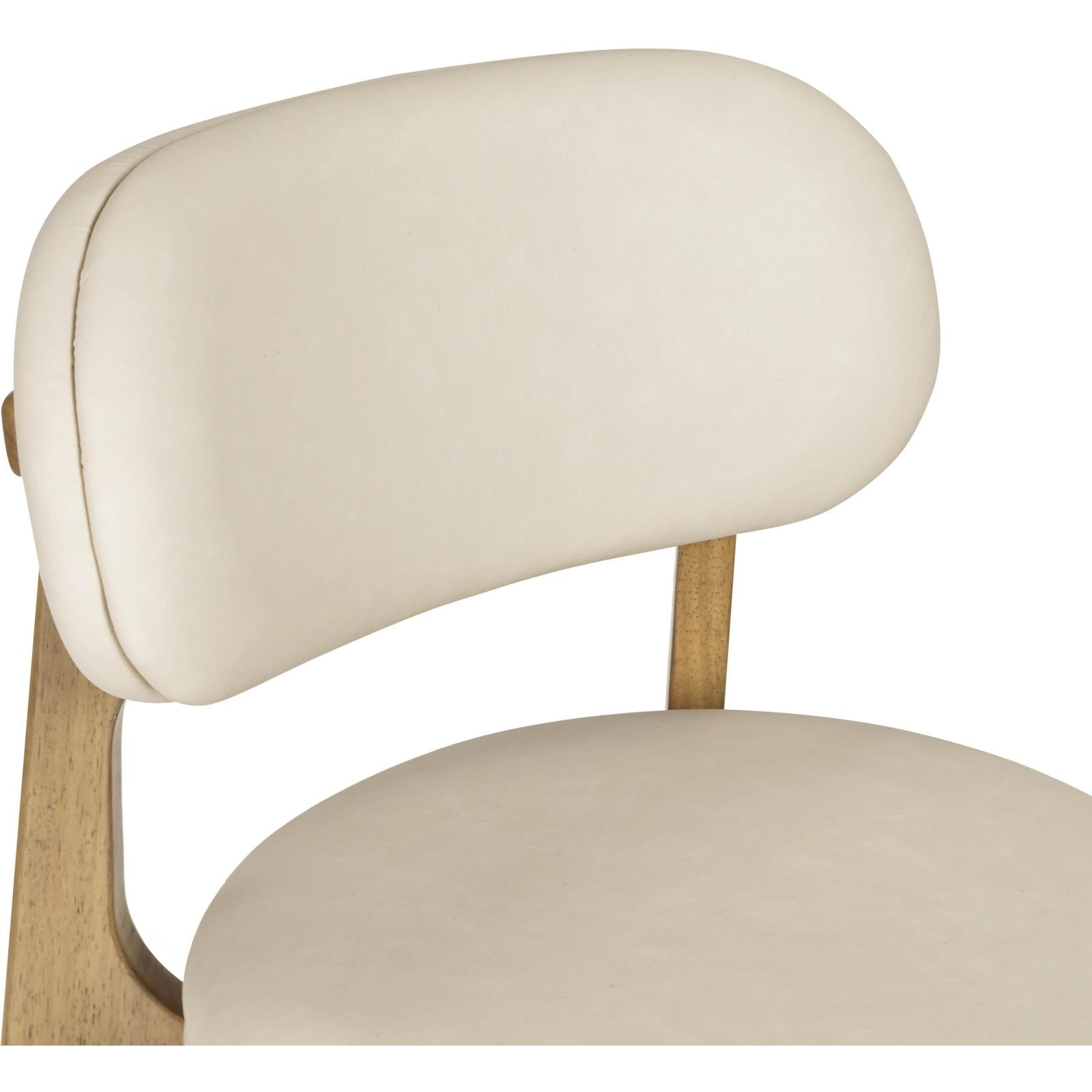 TOV Furniture Carnation Cream Performance Vegan Leather Counter Stool