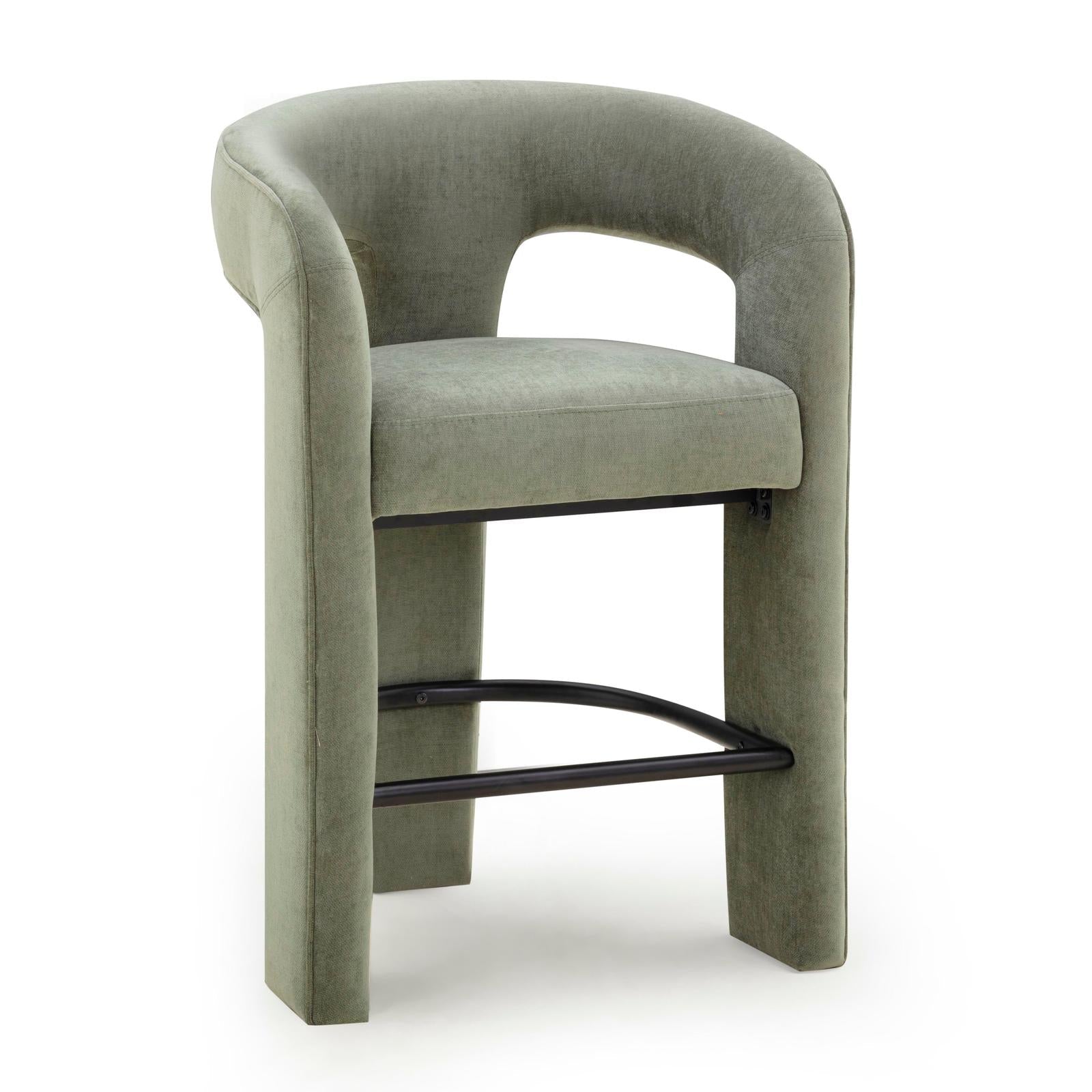 TOV Furniture Malone Performance Chenille Counter Stool