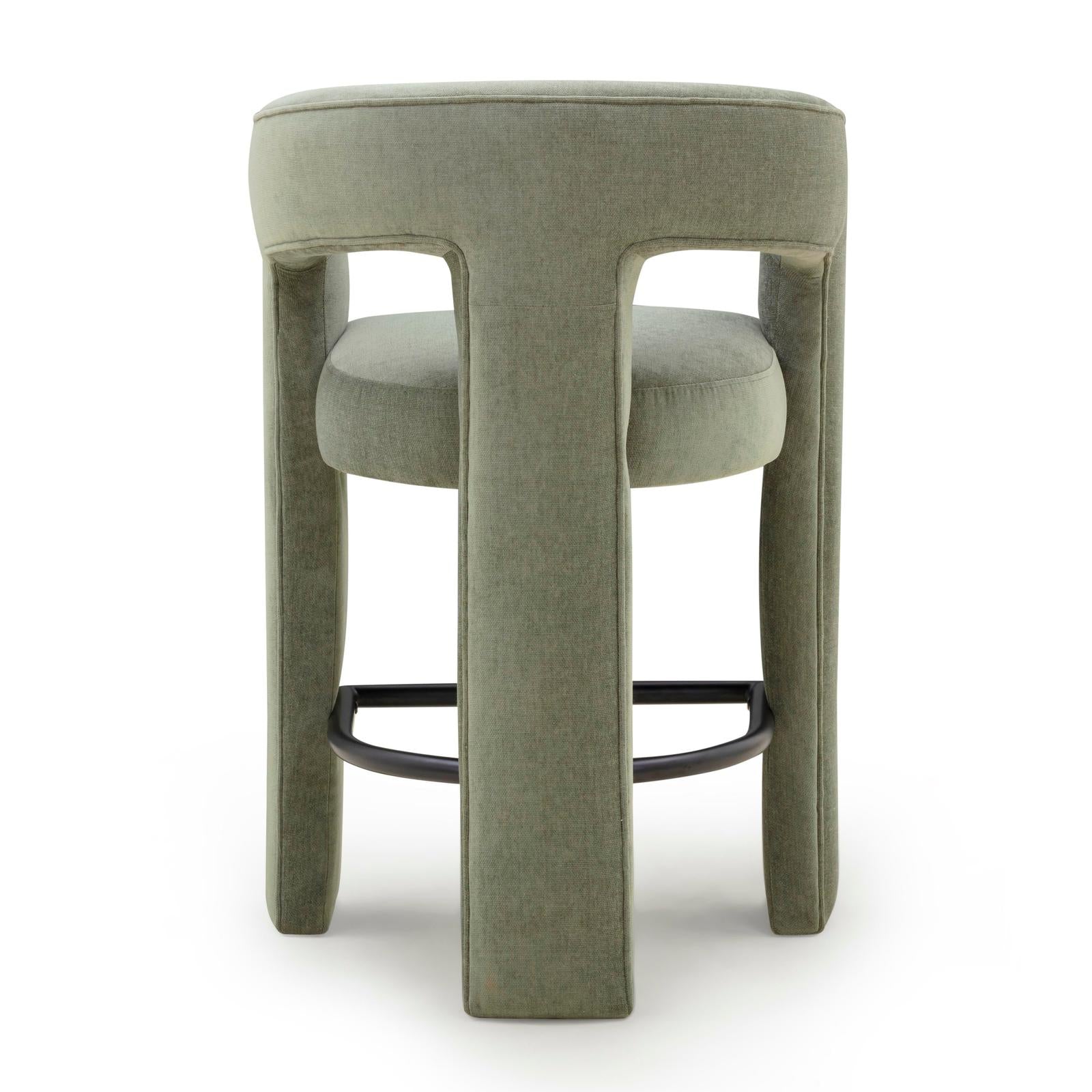 TOV Furniture Malone Performance Chenille Counter Stool