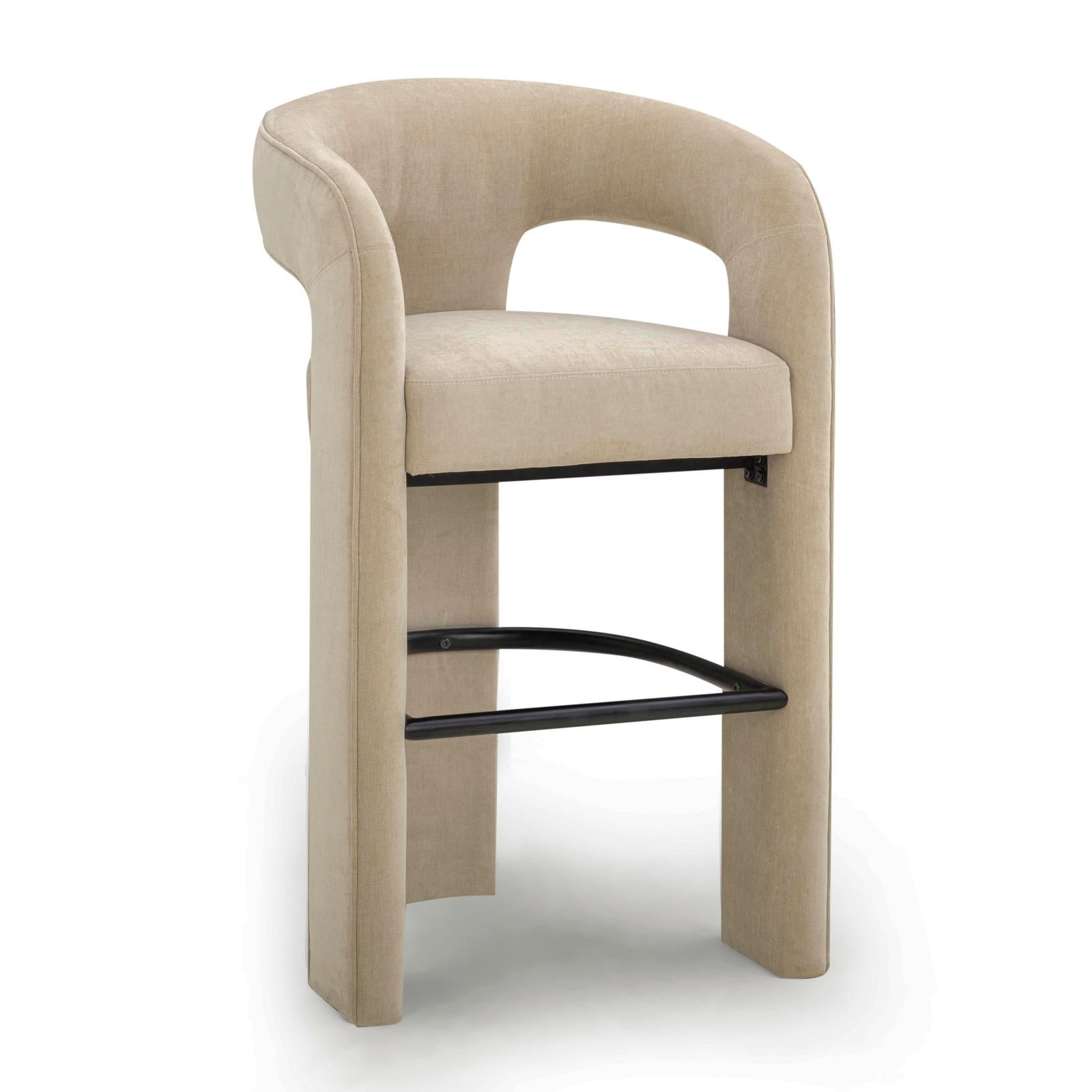 TOV Furniture Malone Performance Chenille Bar Stool