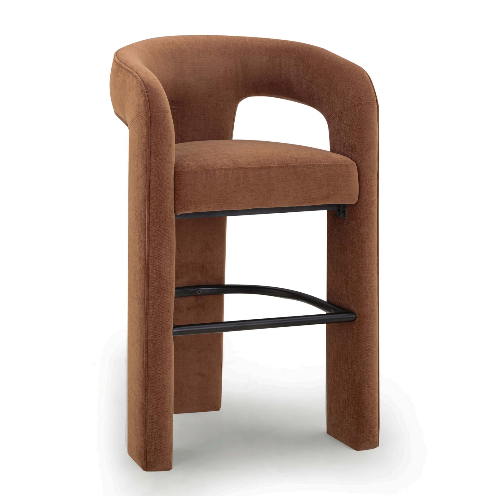 TOV Furniture Malone Performance Chenille Bar Stool