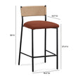 TOV Furniture Celine Boucle Counter Stool