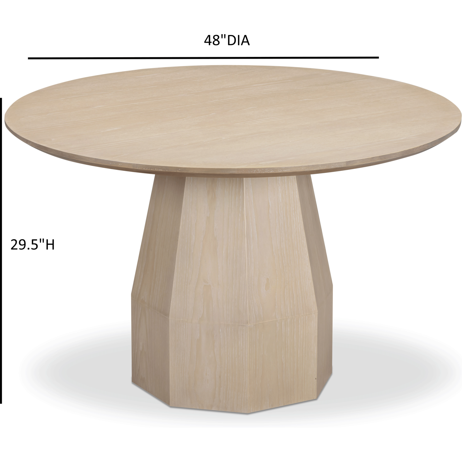 TOV Furniture Brocha Ash Wood Dining Table