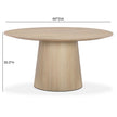 TOV Furniture Sahara Oak Round Dining Table