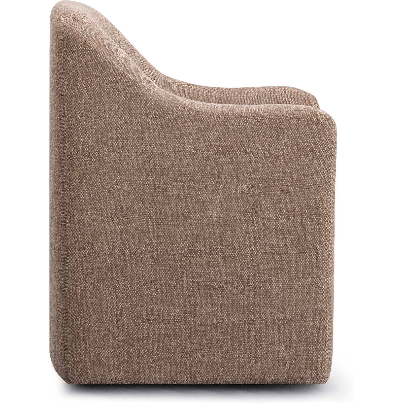 TOV Furniture Helena Tall Textured Weave Performance Fabric Dining Chair