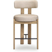 TOV Furniture Odessa Performance Vegan Leather Counter Stool
