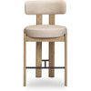 TOV Furniture Odessa Performance Vegan Leather Counter Stool
