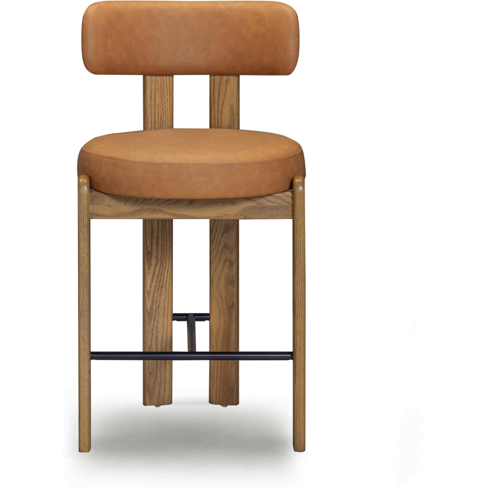TOV Furniture Odessa Performance Vegan Leather Counter Stool