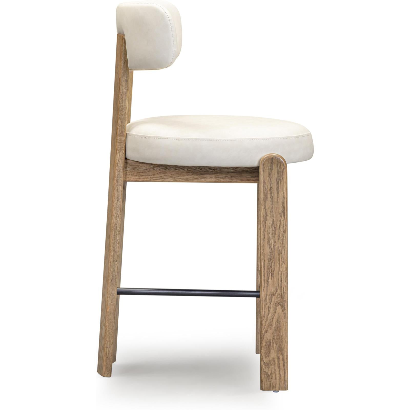 TOV Furniture Odessa Performance Vegan Leather Counter Stool