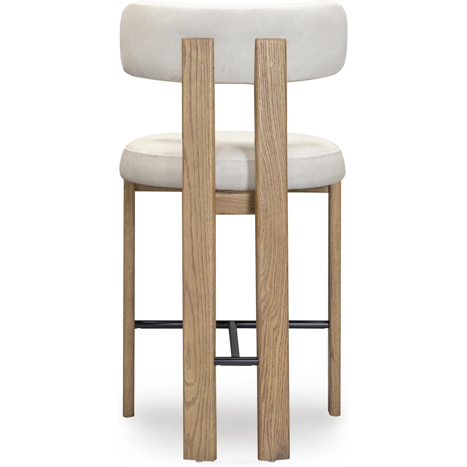 TOV Furniture Odessa Performance Vegan Leather Counter Stool