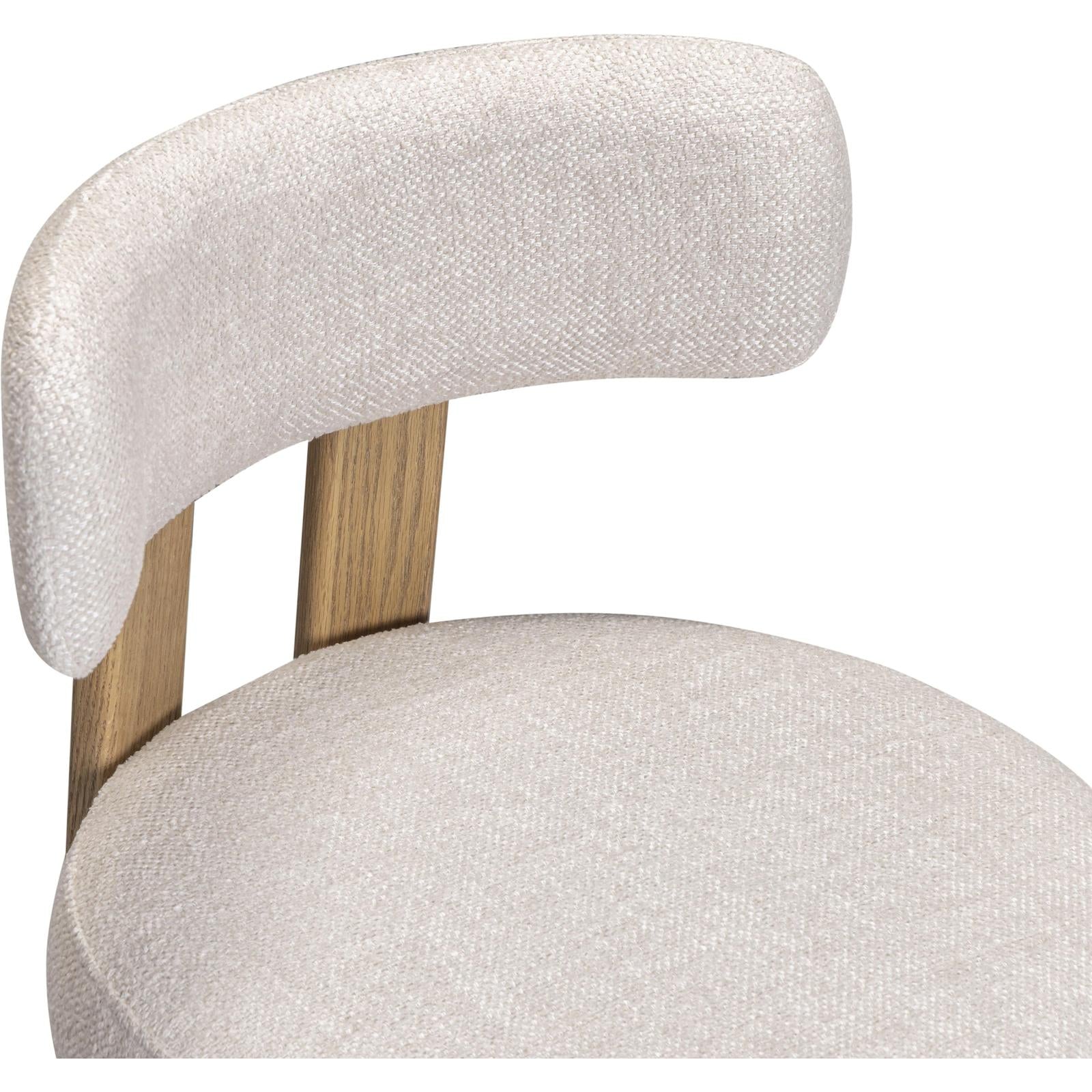 TOV Furniture Odessa Cream Performance Fabric Counter Stool
