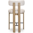 TOV Furniture Odessa Cream Performance Fabric Counter Stool