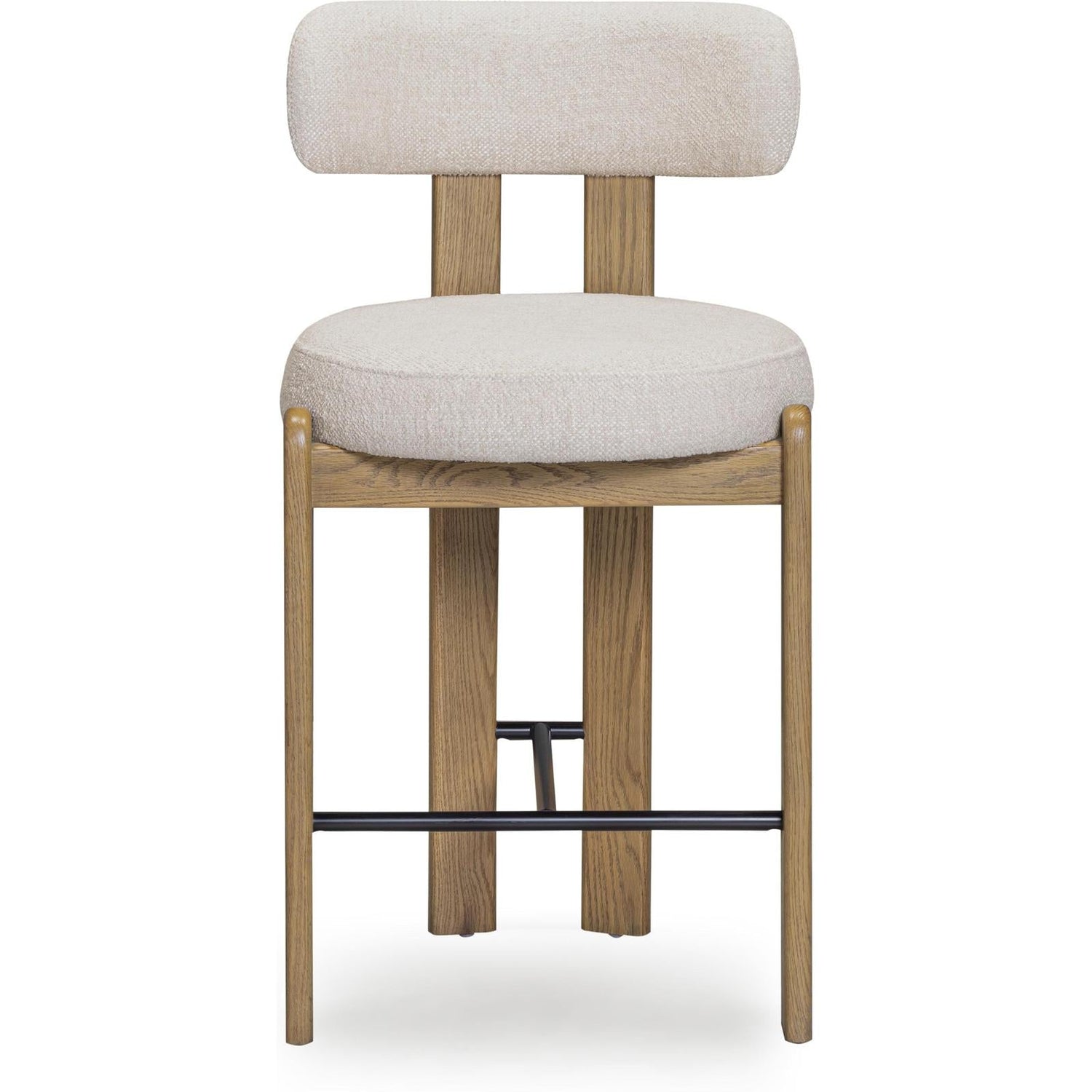 TOV Furniture Odessa Cream Performance Fabric Counter Stool