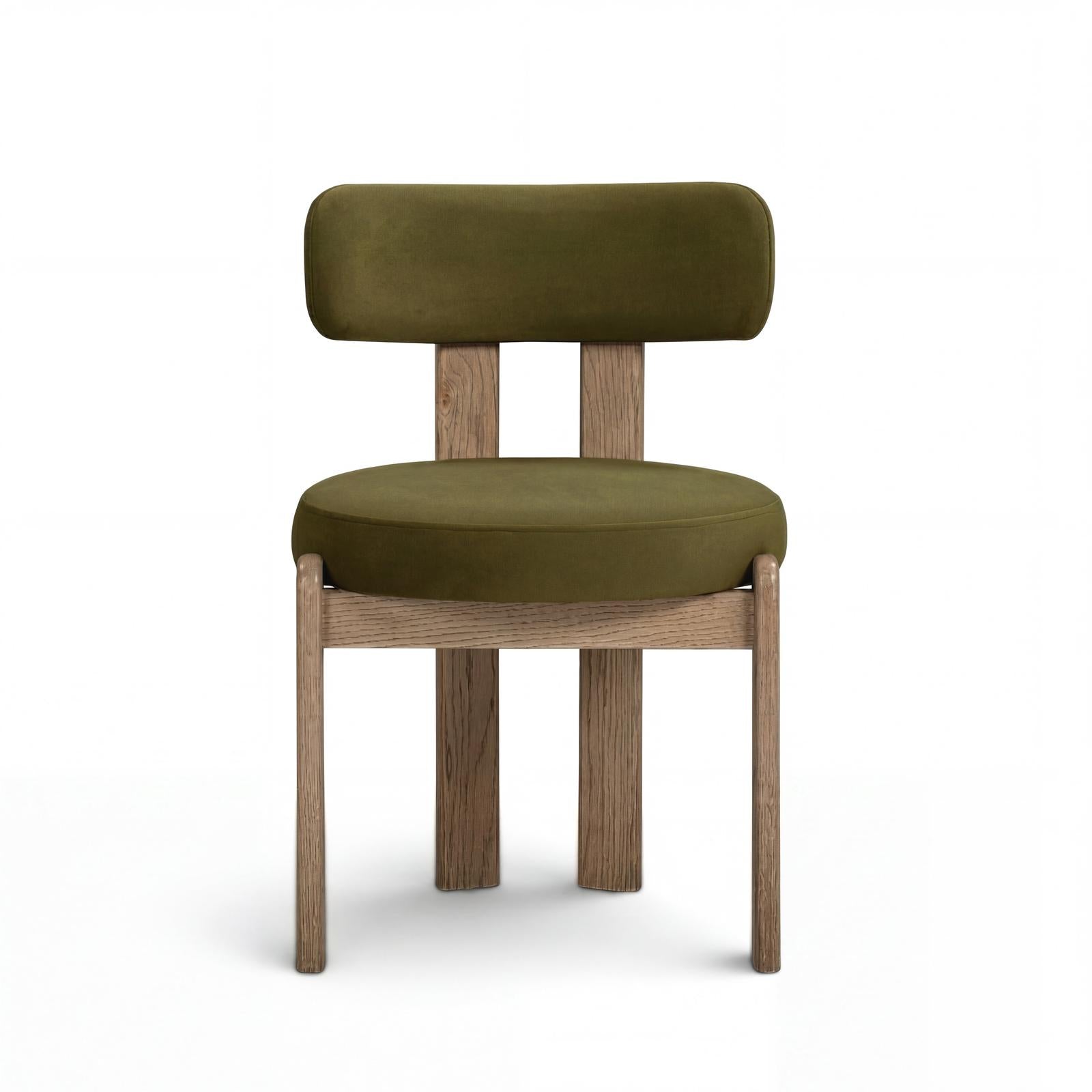 TOV Furniture Odessa Green Performance Velvet Dining Chair